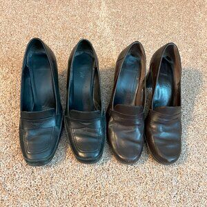 Black and Brown Heels